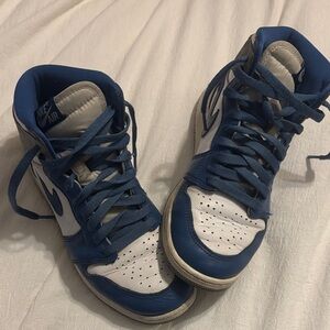 Jordan Women's Sneakers in Blue and White